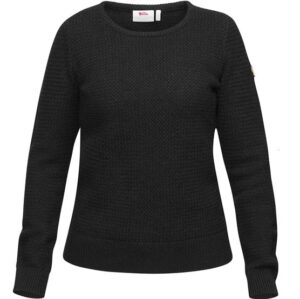 Fjällräven Ãvik Structure Sweater Womens, Dark Grey